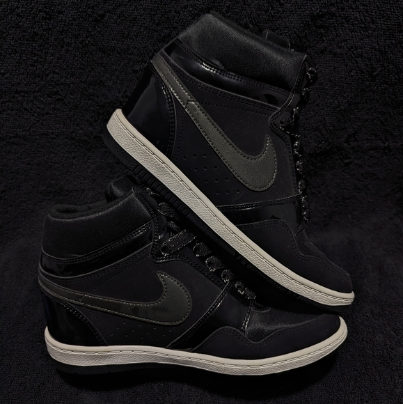 New Nike Force Sky High Top Hidden Wedge Sneakers - Picture 9 of 9
